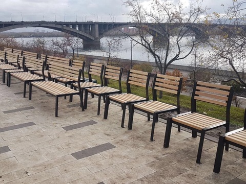 Благоустройство набережной р. Енисей, Красноярск